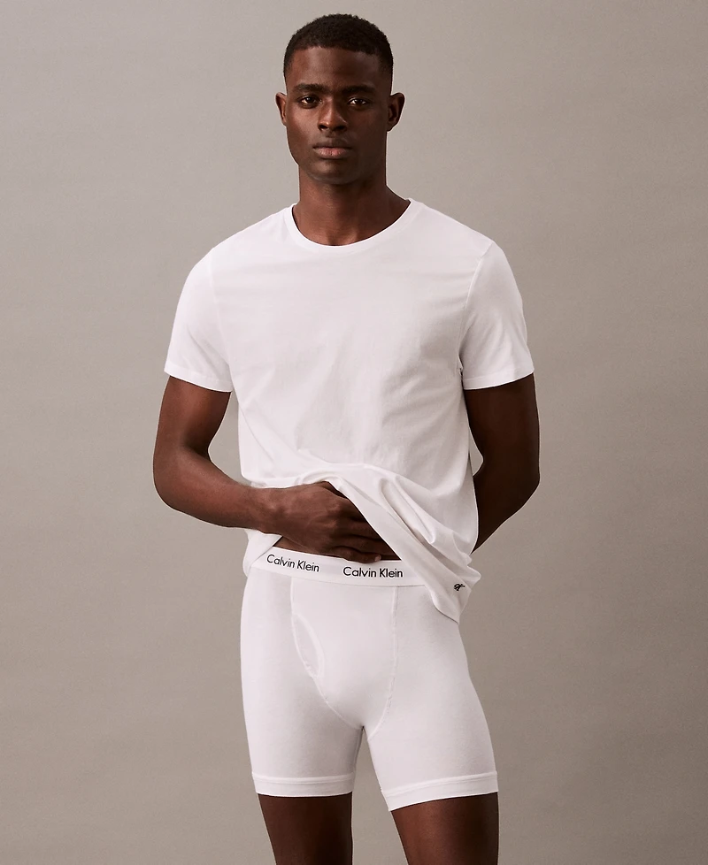 Calvin Klein Men's 3-Pack Cotton Classics Crewneck T-Shirts