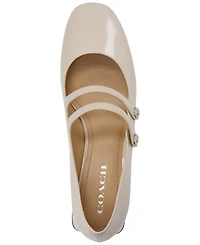 Coach Women's Angelina Double Buckle Mary Jane Pumps