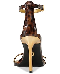 Donna Karan New York Women's Pryce Buckle Ankle-Strap Dress Sandals