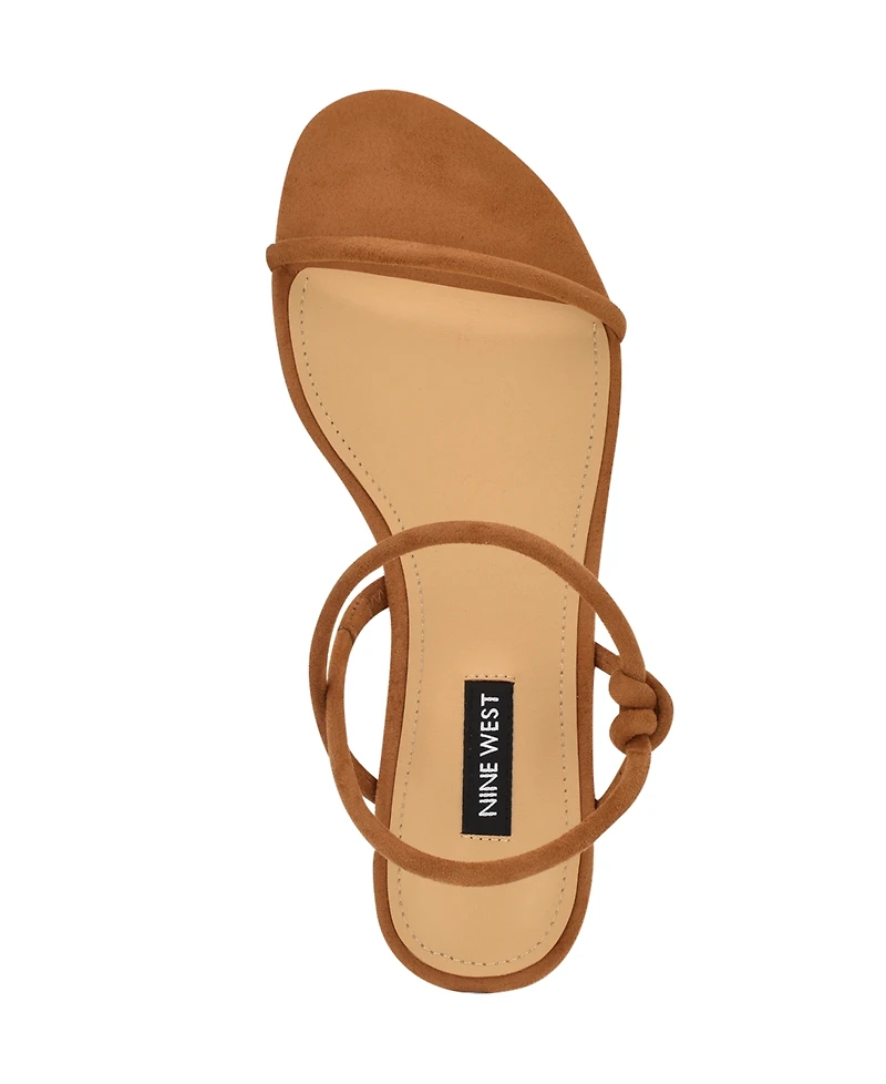 Nine West Women's Maizy Strappy Flat Slip-On Sandals