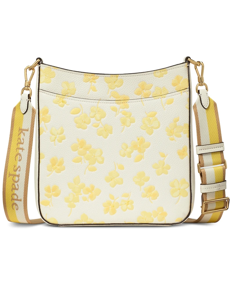 kate spade new york Hudson Spring Pansies Messenger Crossbody
