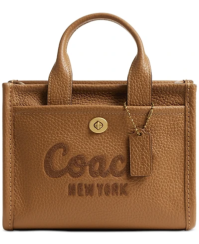Coach Cargo Mini Bubble Leather Tote Bag 20