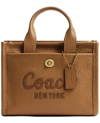 Coach Cargo Mini Bubble Leather Tote Bag 20