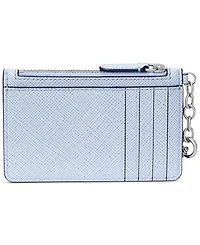 Lauren Ralph Textured Leather Zip Card Case