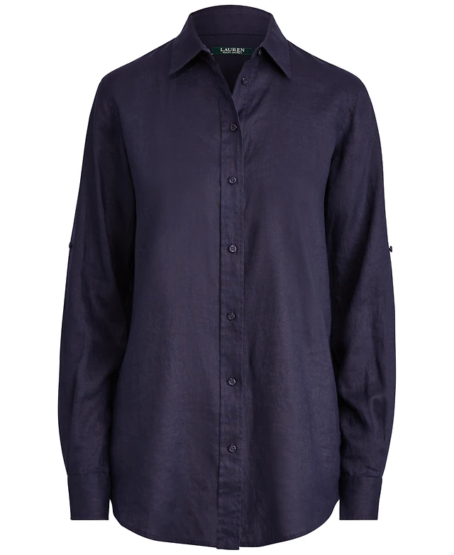 Polo Ralph Lauren Women's Classic-Fit 100% Linen Shirt MainPlace