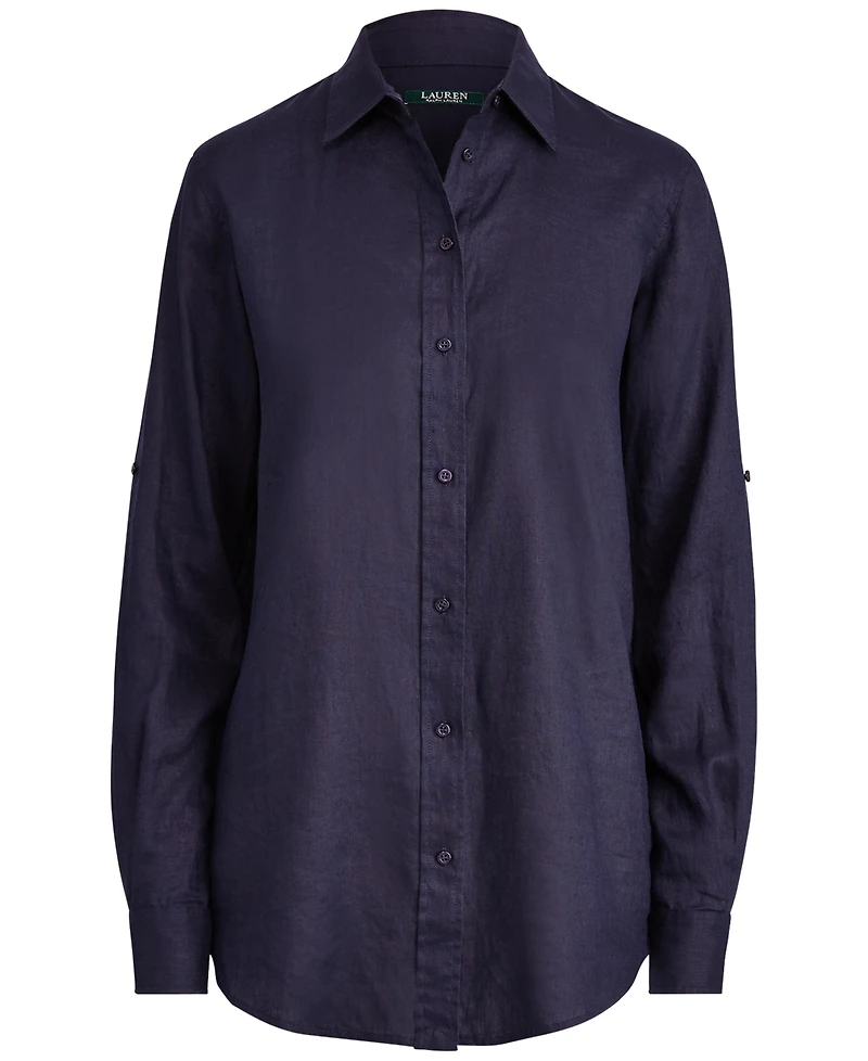 Lauren Ralph 100% Linen Shirt