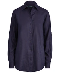 Lauren Ralph 100% Linen Shirt