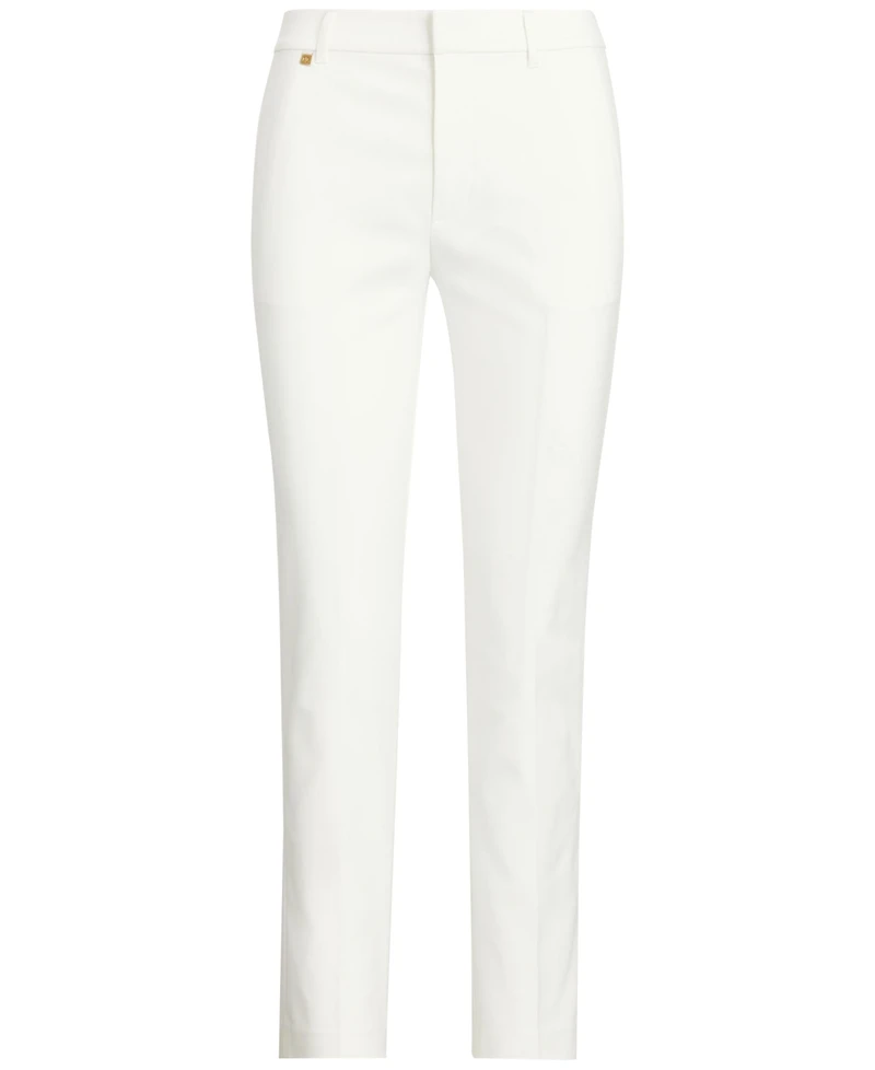 Lauren Ralph Double-Faced Stretch Cotton Pant