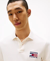 Tommy Hilfiger Men's Flag Regular Fit Polo Shirt