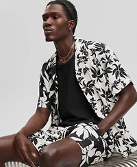 Mode Of One Mens Palm Reverse Button Up Shirt Shorts Exclusively At Macys
