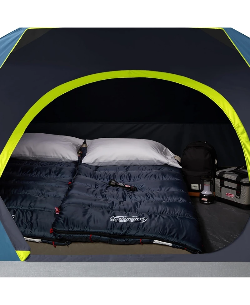 Coleman Blue 4-Person Dark Room Skydome Camping Tent