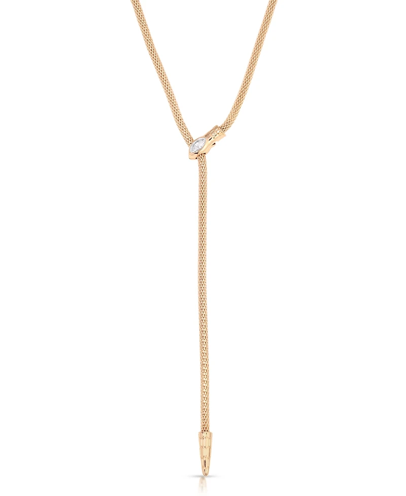 Ettika Serpentina Lariat Bolo Tie Necklace