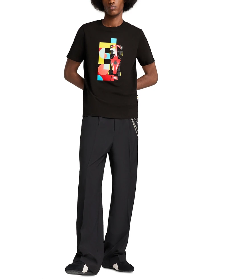 Puma Men's Scuderia Ferrari Regular-Fit Race Car Graphic T-Shirt