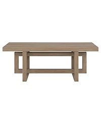 Hudson & Canal 47" Breslow Wide Rectangular Coffee Table