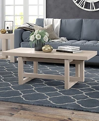 Hudson & Canal 47" Breslow Wide Rectangular Coffee Table