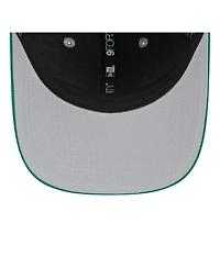 New Era Men's Gray/Green Athletics 2025 Batting Practice 9FORTY M-Crown Adjustable Hat