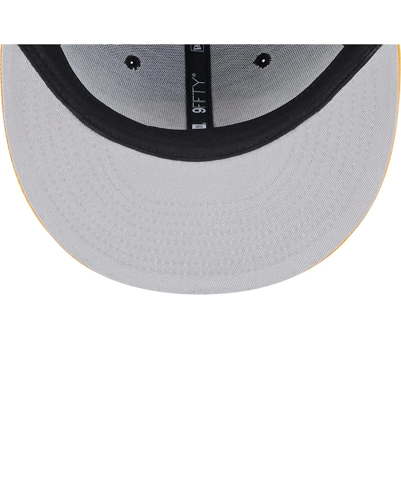 New Era Men's Black Iowa Hawkeyes Two-Tone 9FIFTY Snapback Hat