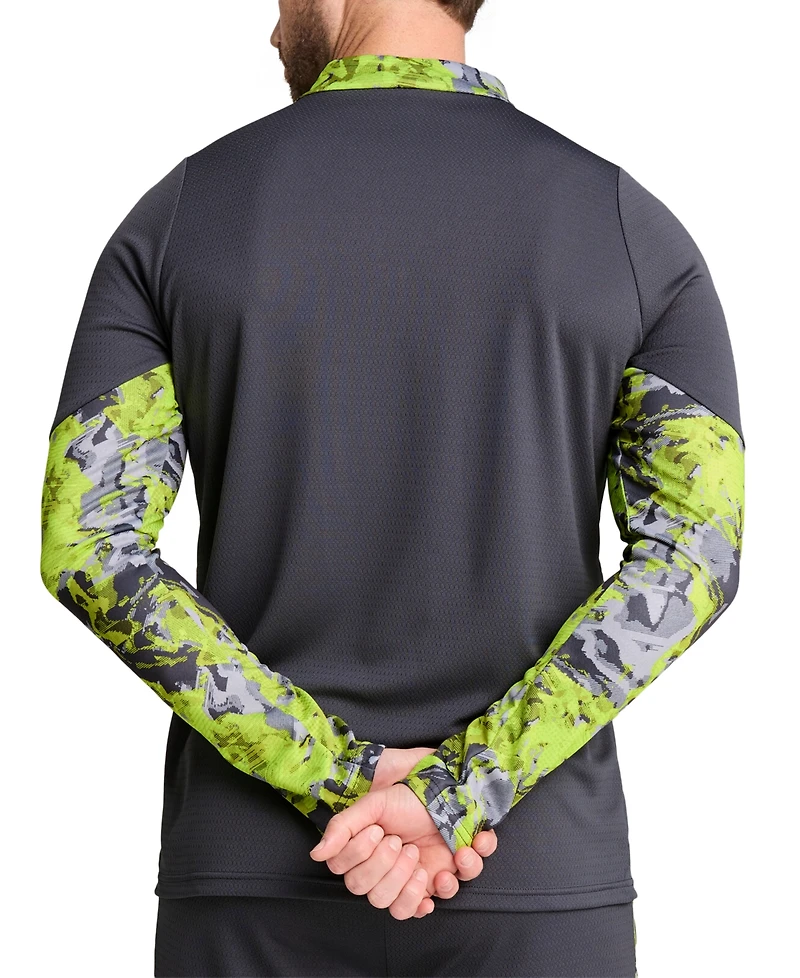 Puma Men's Swirl Pattern Quarter-Zip Shirt
