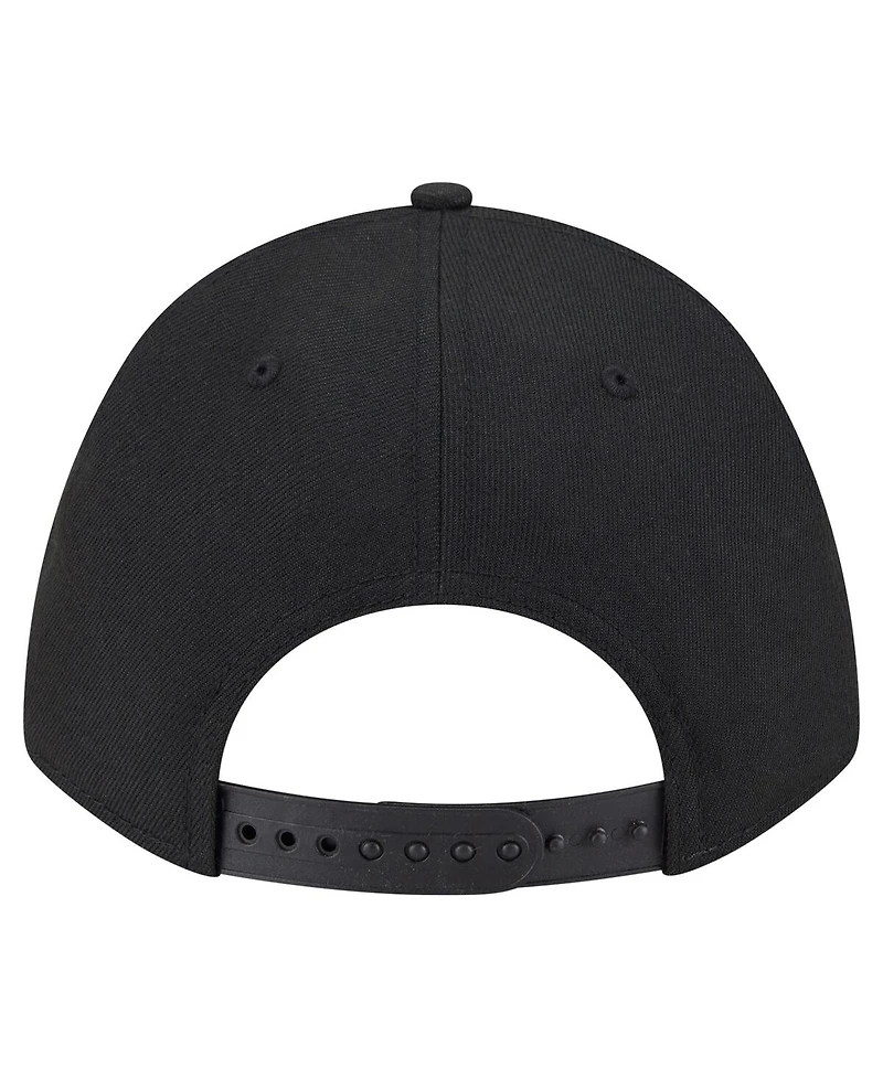 New Era Men's Black Pittsburgh Pirates Player Replica 9FORTY Adjustable Hat