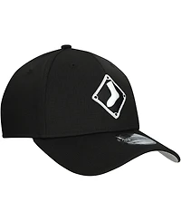 New Era Men's Black Chicago White Sox Batting Practice 39THIRTY Flex Hat