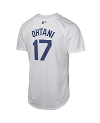 Nike Big Boys and Girls Shohei Ohtani White Los Angeles Dodgers Home Player Game Jersey