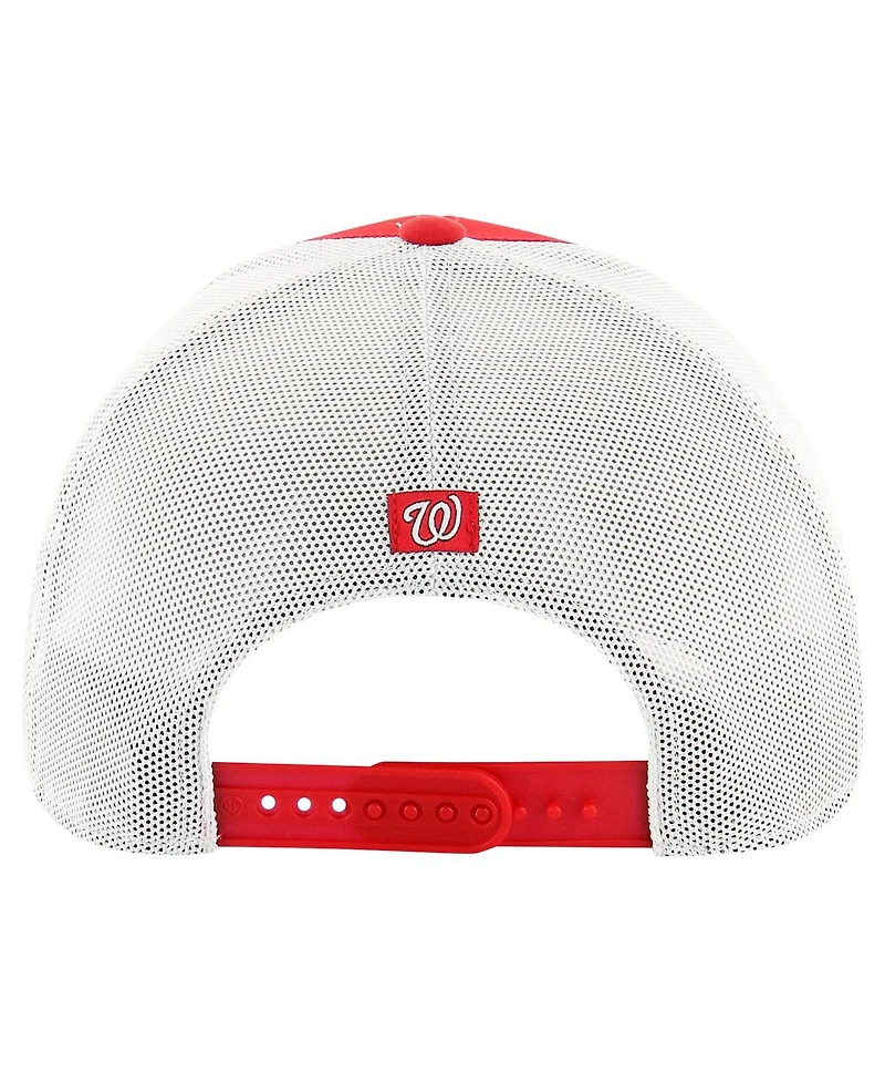 '47 Brand Men's Red Washington Nationals Downburst Trucker Adjustable Hat