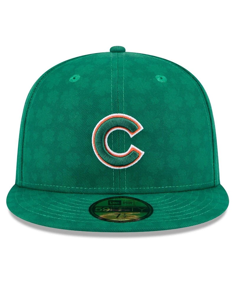 New Era Men's Kelly Green Chicago Cubs St. Patrick's Day 59FIFTY Fitted Hat