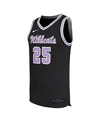 Nike Men's 25 Black Kansas State Wildcats Replica Basketball Jersey