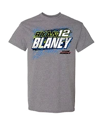 Team Penske Men's Heather Gray Ryan Blaney Car T-Shirt