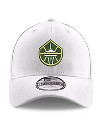 New Era Men's White Seattle Storm Primary Logo 9FORTY Adjustable Hat
