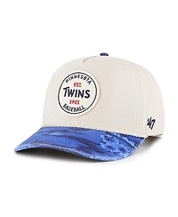 '47 Brand Men's Cream/Navy Minnesota Twins Fiji Rope Hitch Adjustable Hat