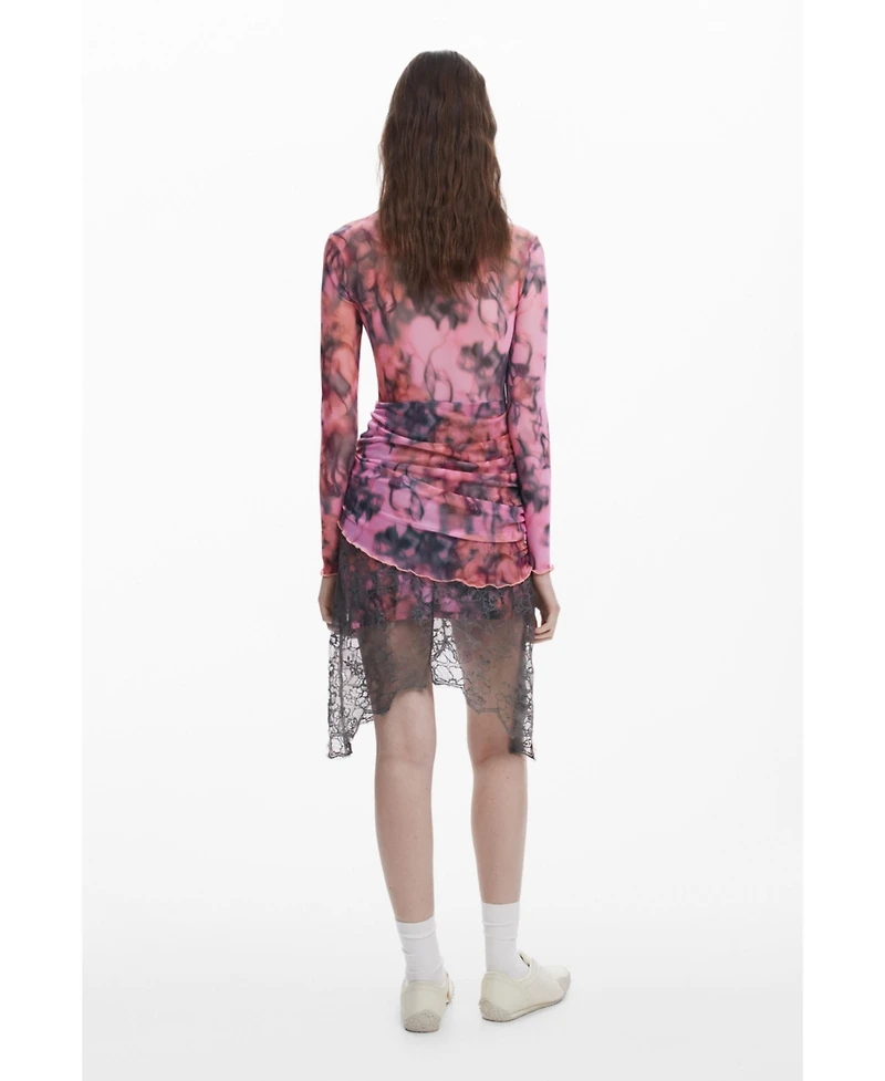 Desigual Women's Collina Strada asymmetrical dress