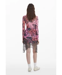 Desigual Women's Collina Strada asymmetrical dress