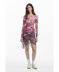 Desigual Women's Collina Strada asymmetrical dress