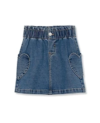Lands' End Girls Denim Skirt