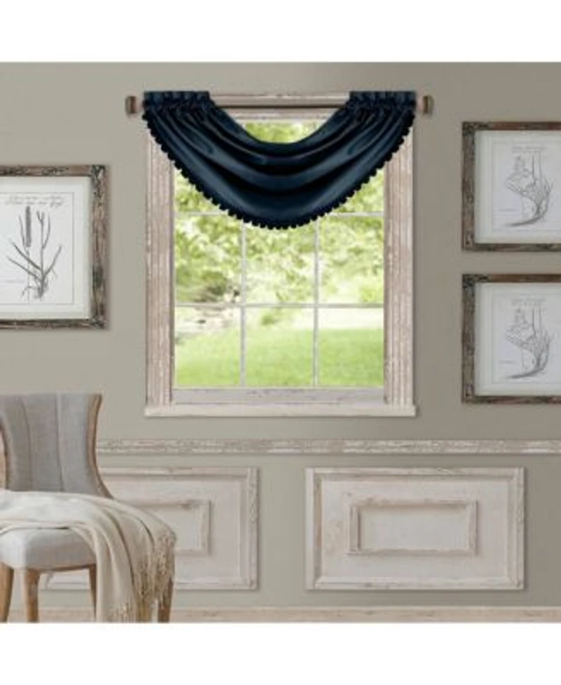 Elrene Home Fashions All Seasons Waterfall Window Valance