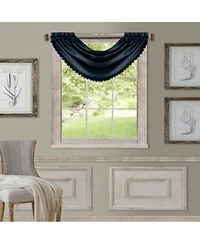Elrene Home Fashions All Seasons Waterfall Window Valance