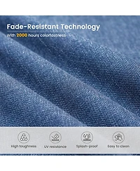 Xizzi 6 Pcs Outdoor Patio Furniture Set,High Back Sofa and Swivel Chairs Set