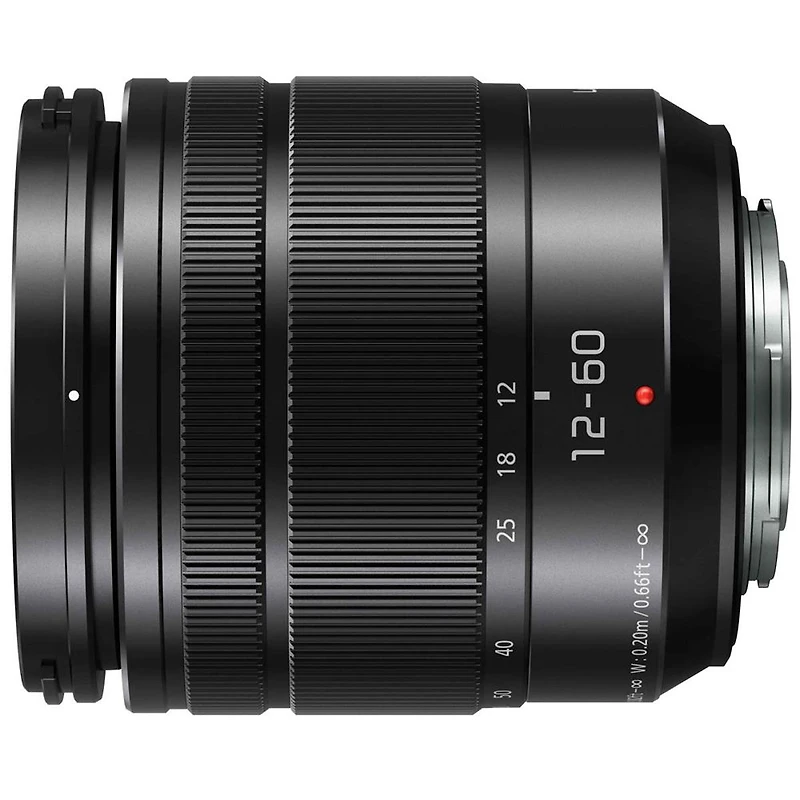 Panasonic Lumix G Vario 12-60mm f/3.5-5.6 Aspherical Lens for Micro Four Thirds, Black