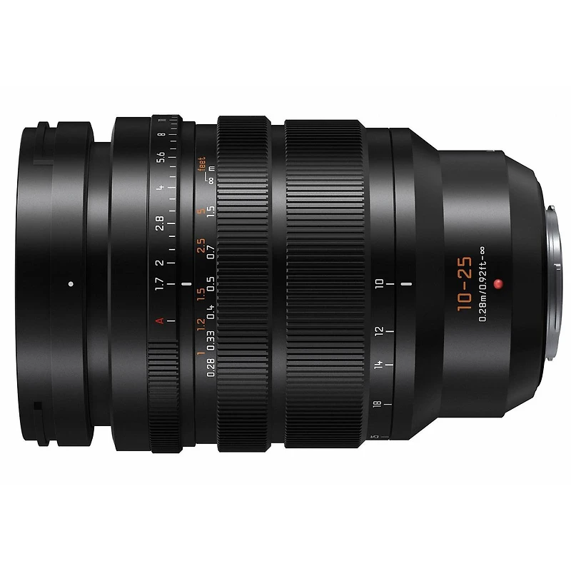 Panasonic Lumix G Leica Dg Vario-Summilux 10-25mm f/1.7 Aspherical Lens for Micro Four Thirds, Black