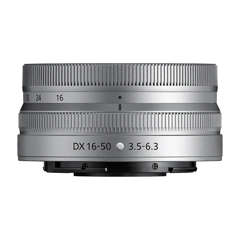 Nikon Nikkor Z Dx 16-50mm f/3.5-6.3 Vr Lens, Silver