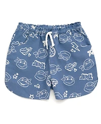 Teenage Mutant Ninja Turtles Toddler Girls T-Shirt and Chambray Shorts Outfit Set