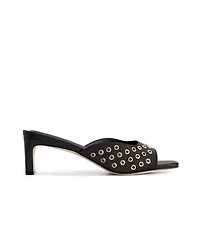 Bernardo Cenza Grommet Heeled Mule