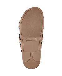 Marc Fisher Women's Erim Woven Slip-On Flatform Sandals