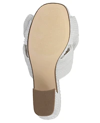 Mia Women's Mechelle Block Heel Dress Sandals