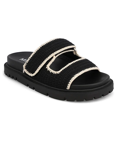 Mia Women's Gabri Double Strap Slip-On Slide Sandals