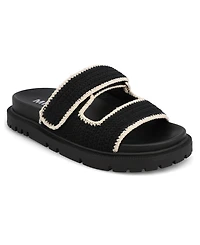 Mia Women's Gabri Double Strap Slip-On Slide Sandals