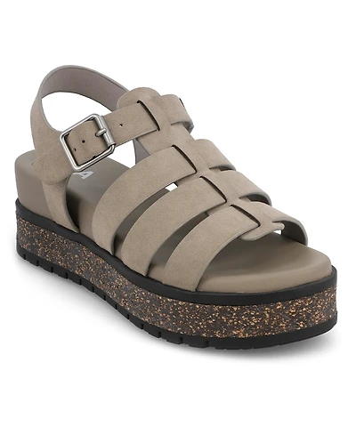 Mia Women's Kaja Fisherman Round Toe Sandals