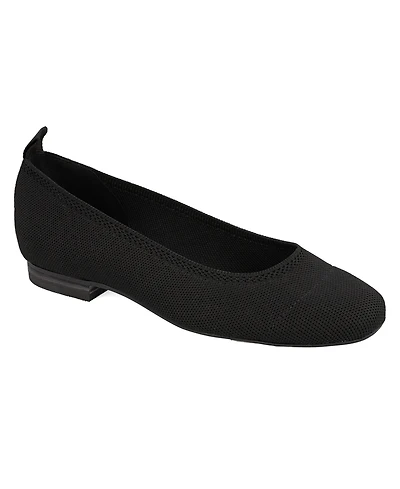 Mia Women's Rasia Ballet Knit Round Toe Flats