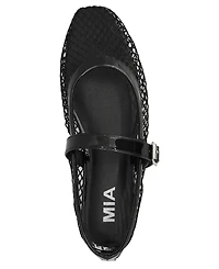 Mia Women's Rayza Mary-Jane Round Toe Flats